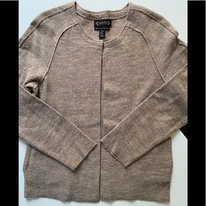 Nanette Lepore 100% Merino Wool Open Cardigan